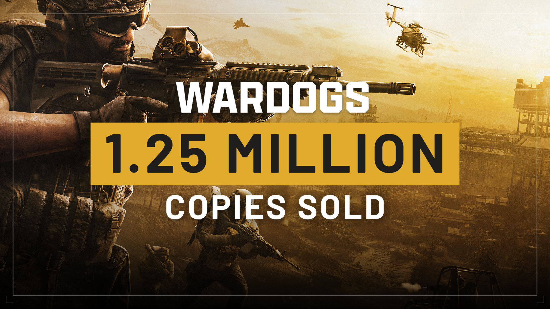 WARDOGS продав 2 мільйони копій за стартовий вікенд: як новий FPS зібрав понад 400 тисяч гравців і чому це не просто хайп