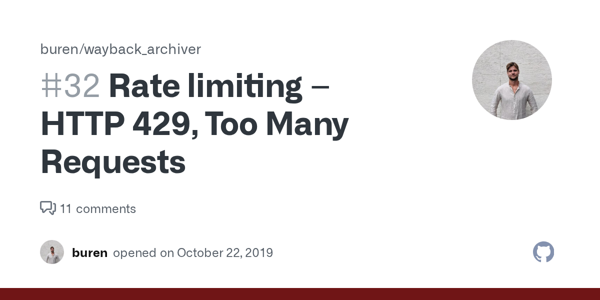 Wayback Machine массово показывает 429 Too Many Requests: почему это происходит и что делать