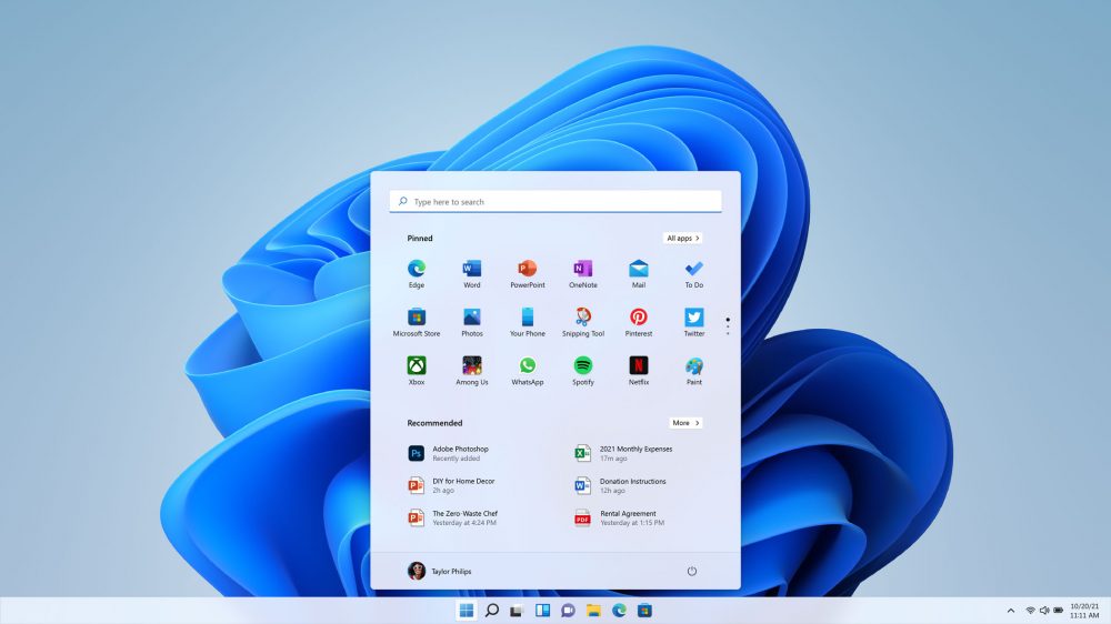 Інтерфейс Windows 11