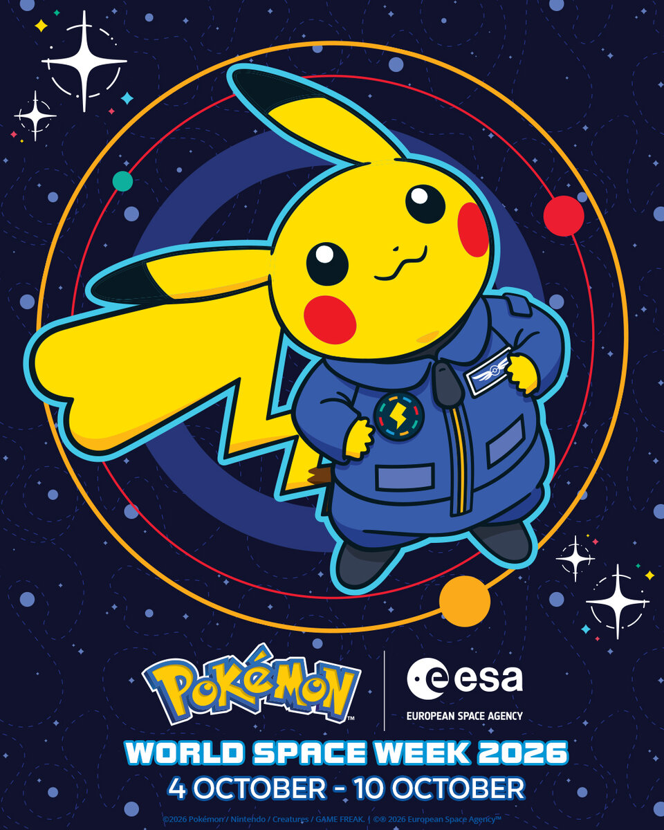 ESA x Pokémon — космічна колаборація 2026